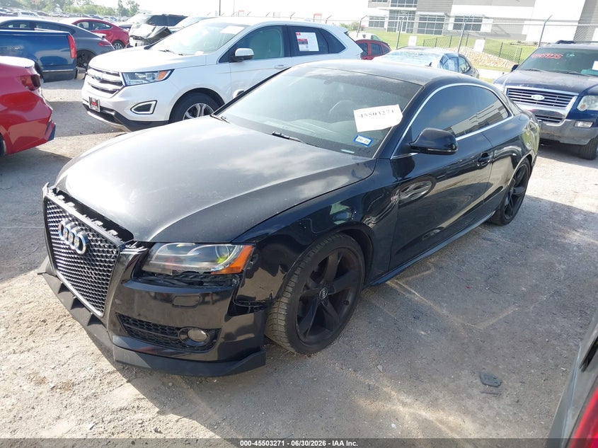 2009 Audi A5 VIN WAUDK78T59A029713 IAAI salvage auction — FRONT END, Salvage (Texas), sold $1,800 on 2026-07-14 (photo 2)