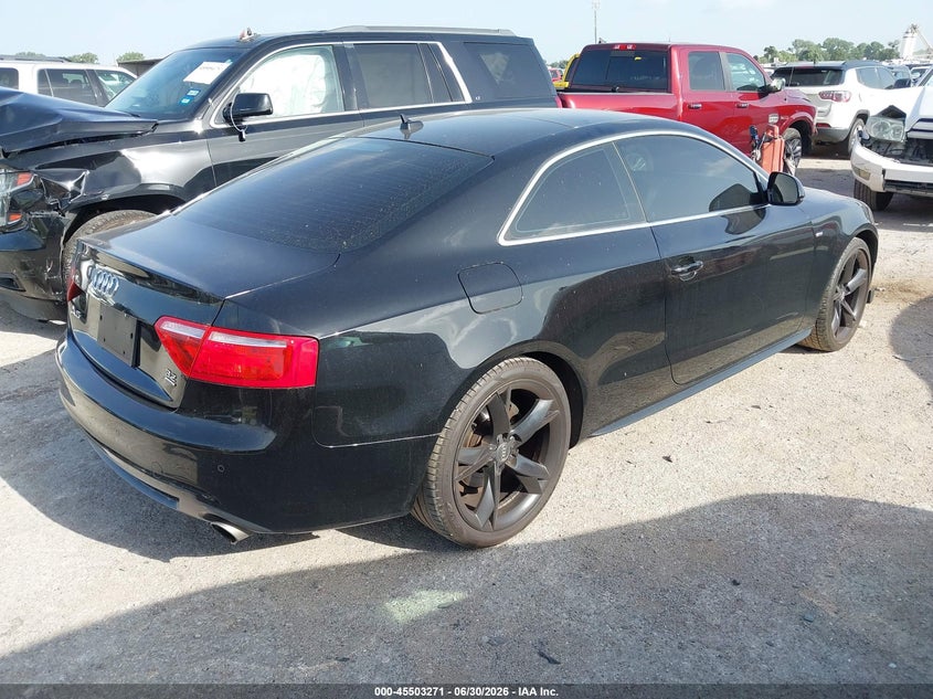 2009 Audi A5 VIN WAUDK78T59A029713 IAAI salvage auction — FRONT END, Salvage (Texas), sold $1,800 on 2026-07-14 (photo 4)