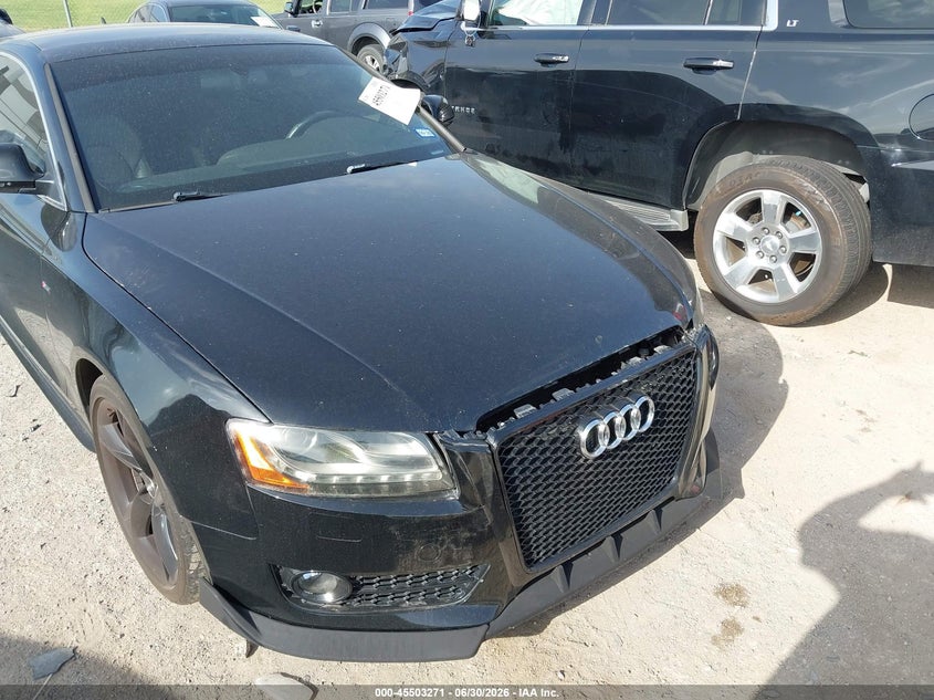 2009 Audi A5 VIN WAUDK78T59A029713 IAAI salvage auction — FRONT END, Salvage (Texas), sold $1,800 on 2026-07-14 (photo 6)