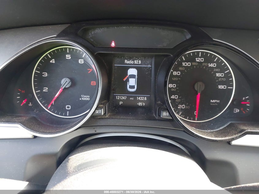 2009 Audi A5 VIN WAUDK78T59A029713 IAAI salvage auction — FRONT END, Salvage (Texas), sold $1,800 on 2026-07-14 (photo 7)