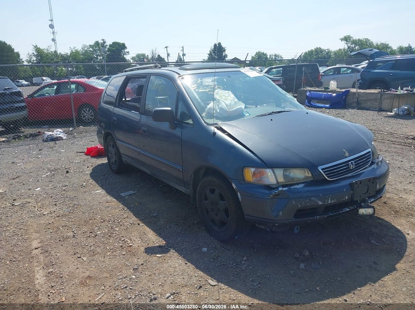 1995 Honda Odyssey VIN JHMRA1877SC028566 IAAI salvage auction — LEFT SIDE, Clear (Virginia), sold $25 on 2026-07-28 (photo 1)