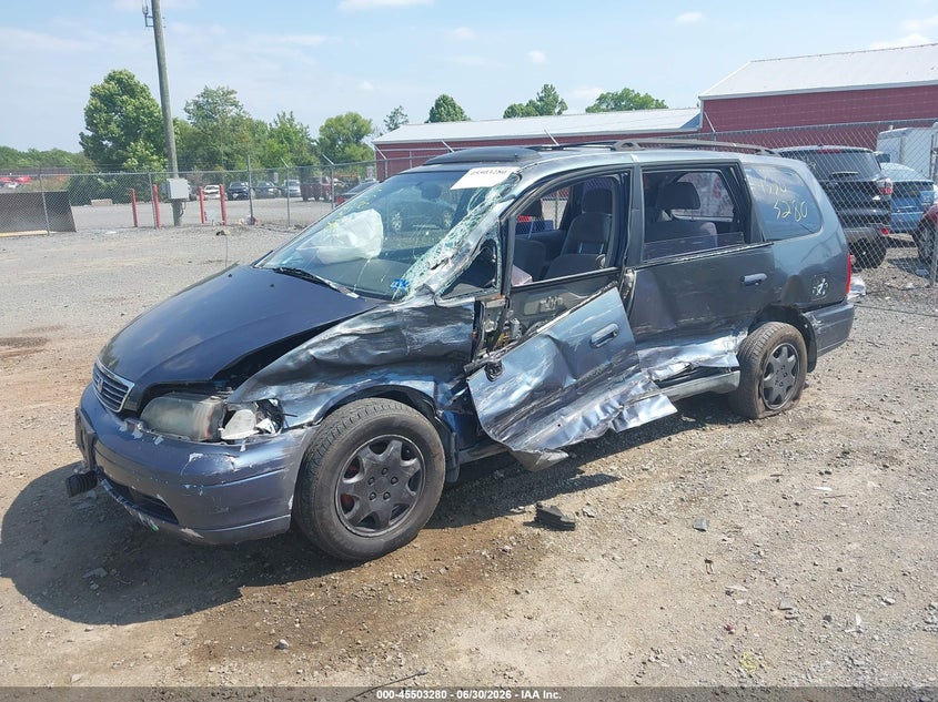 1995 Honda Odyssey VIN JHMRA1877SC028566 IAAI salvage auction — LEFT SIDE, Clear (Virginia), sold $25 on 2026-07-28 (photo 2)
