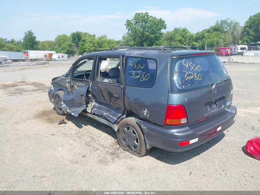 1995 Honda Odyssey VIN JHMRA1877SC028566 IAAI salvage auction — LEFT SIDE, Clear (Virginia), sold $25 on 2026-07-28 (photo 3)