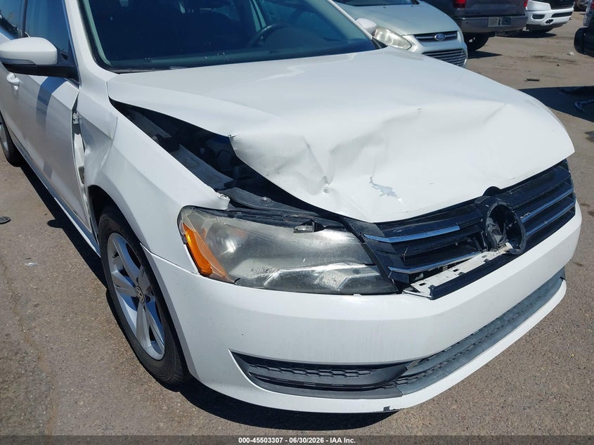 2014 Volkswagen Passat VIN 1VWBT7A37EC073113 IAAI salvage auction — RIGHT FRONT, Salvage (Arizona), sold $900 on 2026-07-12 (photo 6)