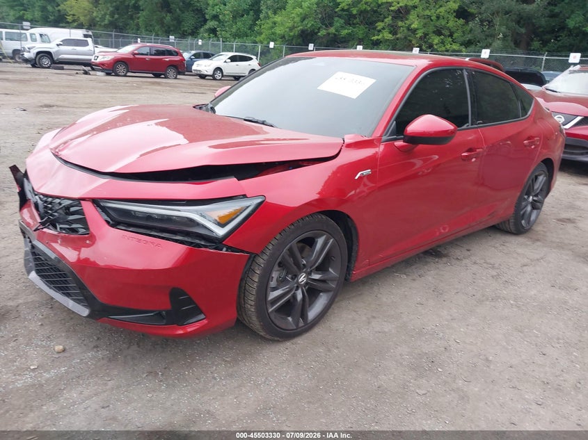 2023 Acura Integra VIN 19UDE4H35PA025460 IAAI salvage auction — FRONT END, Salvage - 75% Or Less (Maryland), sold $7,525 on 2026-09-01 (photo 2)