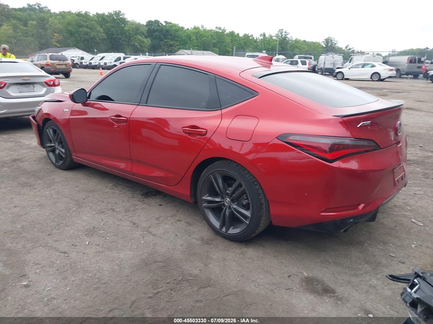 2023 Acura Integra VIN 19UDE4H35PA025460 IAAI salvage auction — FRONT END, Salvage - 75% Or Less (Maryland), sold $7,525 on 2026-09-01 (photo 3)
