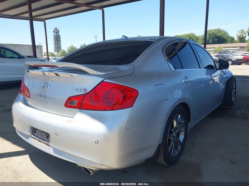 2013 Infiniti G VIN JN1CV6AP4DM715149 IAAI salvage auction — RIGHT FRONT, Salvage (California), sold $800 on 2026-07-28 (photo 4)