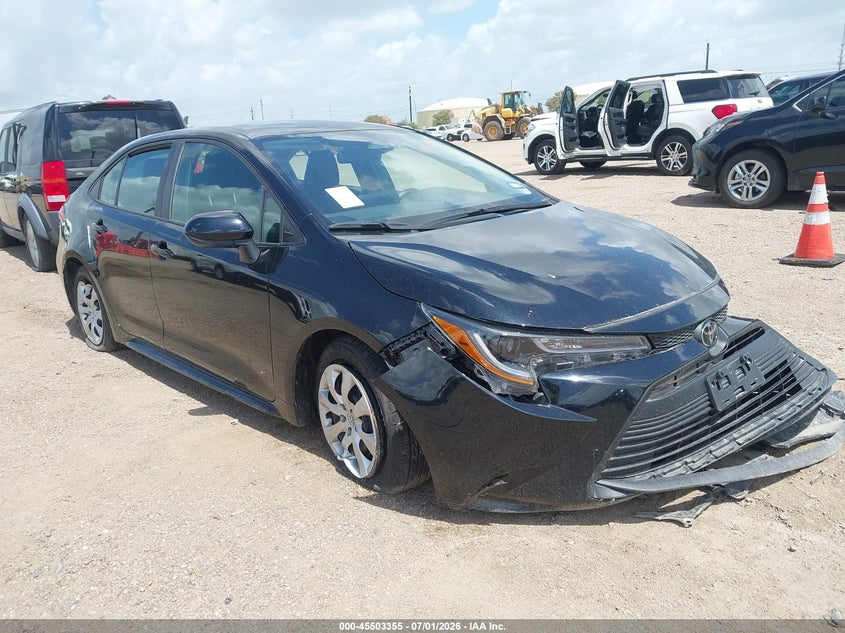 2025 Toyota Corolla VIN 5YFB4MDE8SP271441 IAAI salvage auction — FRONT END, Enterprise Vehicles Clear Only (Texas), sold $10,500 on 2026-07-27 (photo 1)
