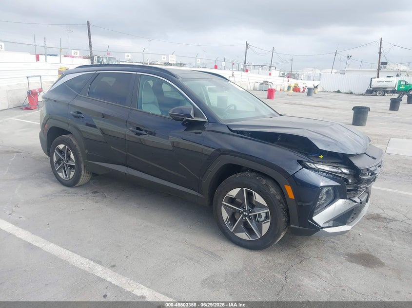 2025 Hyundai Tucson VIN KM8JCDD16SU350956 IAAI salvage auction — FRONT & REAR, Salvage (California), sold $12,450 on 2026-07-08 (photo 1)