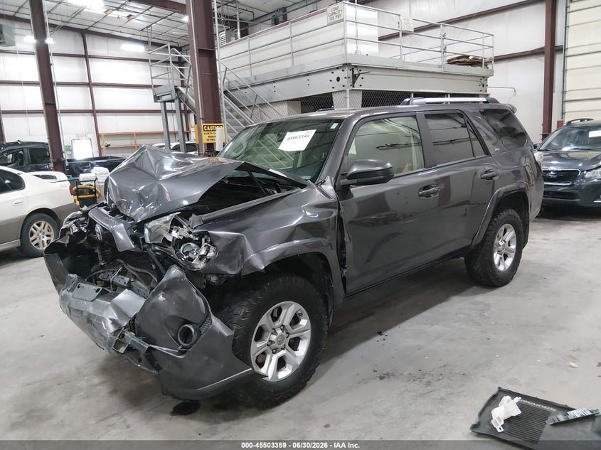2019 Toyota 4runner VIN JTEBU5JR2K5687443 IAAI salvage auction — FRONT END, Salvage (Idaho), sold $1,050 on 2026-07-24 (photo 2)
