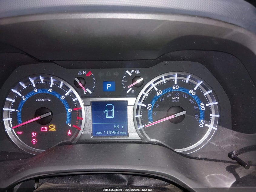2019 Toyota 4runner VIN JTEBU5JR2K5687443 IAAI salvage auction — FRONT END, Salvage (Idaho), sold $1,050 on 2026-07-24 (photo 7)