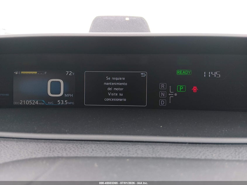2017 Toyota Prius VIN JTDKARFP3H3067202 IAAI salvage auction — SIDE, Salvage Title, sold $5,500 on 2026-07-19 (photo 7)