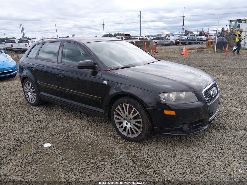 2007 Audi A3 VIN WAUHF78PX7A055634 IAAI salvage auction — NORMAL WEAR, Clear - Public Restricted (Oregon), sold $425 on 2026-07-06 (photo 1)
