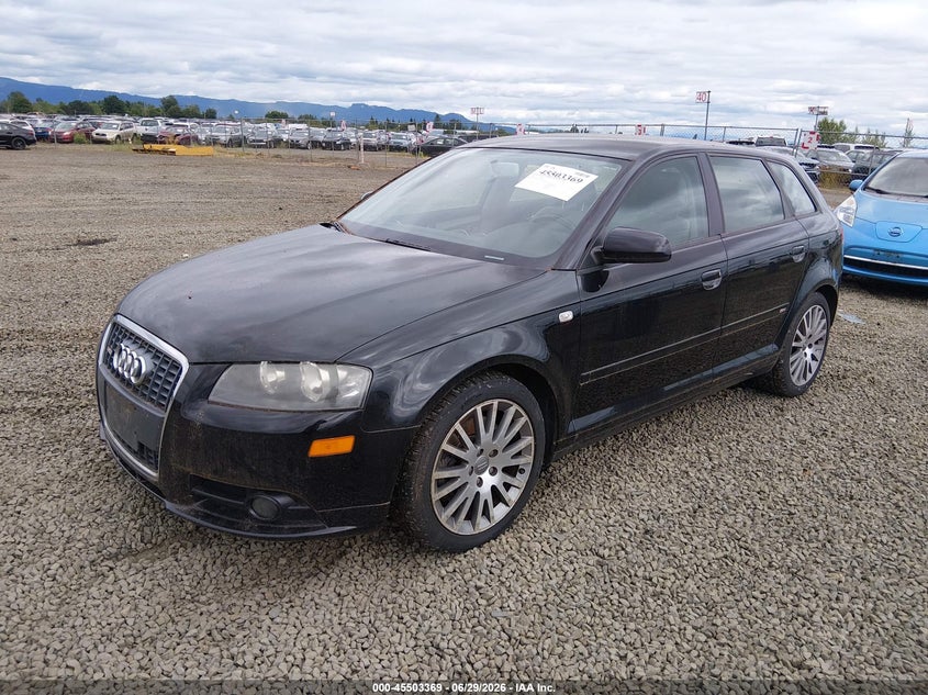 2007 Audi A3 VIN WAUHF78PX7A055634 IAAI salvage auction — NORMAL WEAR, Clear - Public Restricted (Oregon), sold $425 on 2026-07-06 (photo 2)