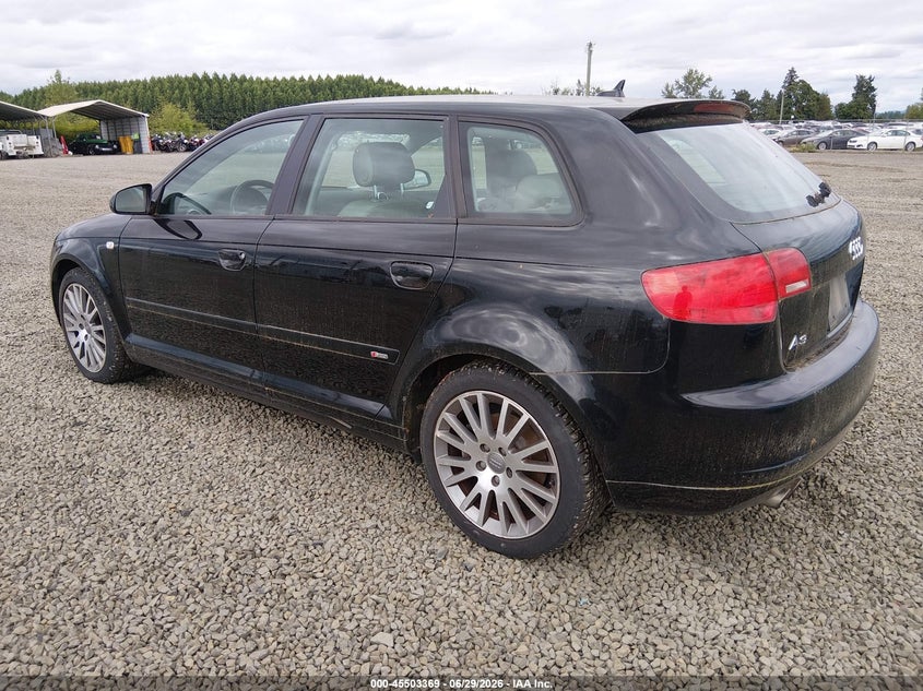 2007 Audi A3 VIN WAUHF78PX7A055634 IAAI salvage auction — NORMAL WEAR, Clear - Public Restricted (Oregon), sold $425 on 2026-07-06 (photo 3)