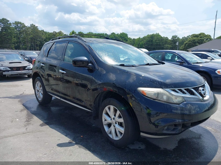 2011 Nissan Murano VIN JN8AZ1MW4BW160224 IAAI salvage auction — NORMAL WEAR, Repossession Paperwork (Georgia), sold $25 on 2026-07-29 (photo 1)