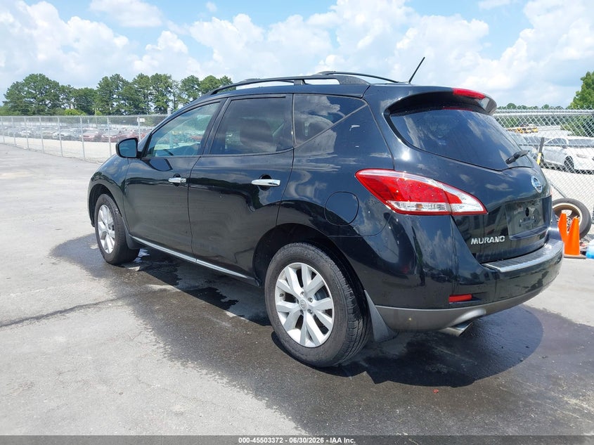 2011 Nissan Murano VIN JN8AZ1MW4BW160224 IAAI salvage auction — NORMAL WEAR, Repossession Paperwork (Georgia), sold $25 on 2026-07-29 (photo 3)