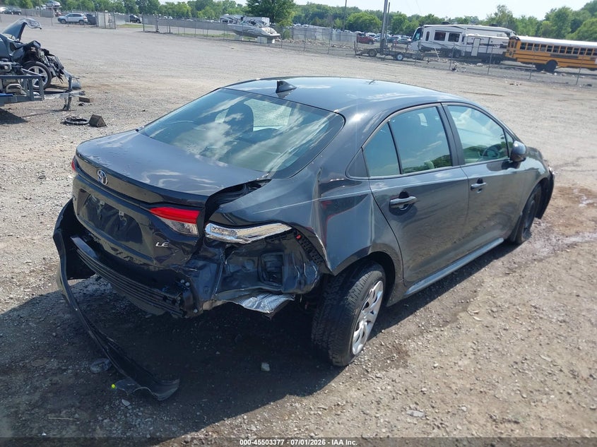2025 Toyota Corolla VIN 5YFB4MDE2SP346974 IAAI salvage auction — REAR END, Salvage Title, sold $5,900 on 2026-07-28 (photo 4)