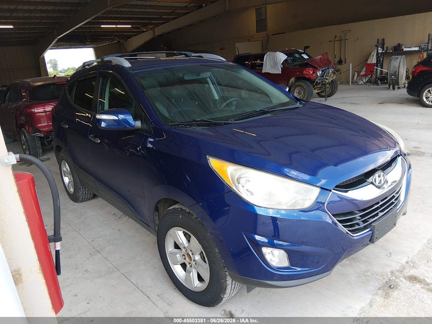 2013 Hyundai Tucson VIN KM8JU3AC3DU649286 IAAI salvage auction — NORMAL WEAR, Clear (Tennessee), sold $1,700 on 2026-07-13 (photo 1)