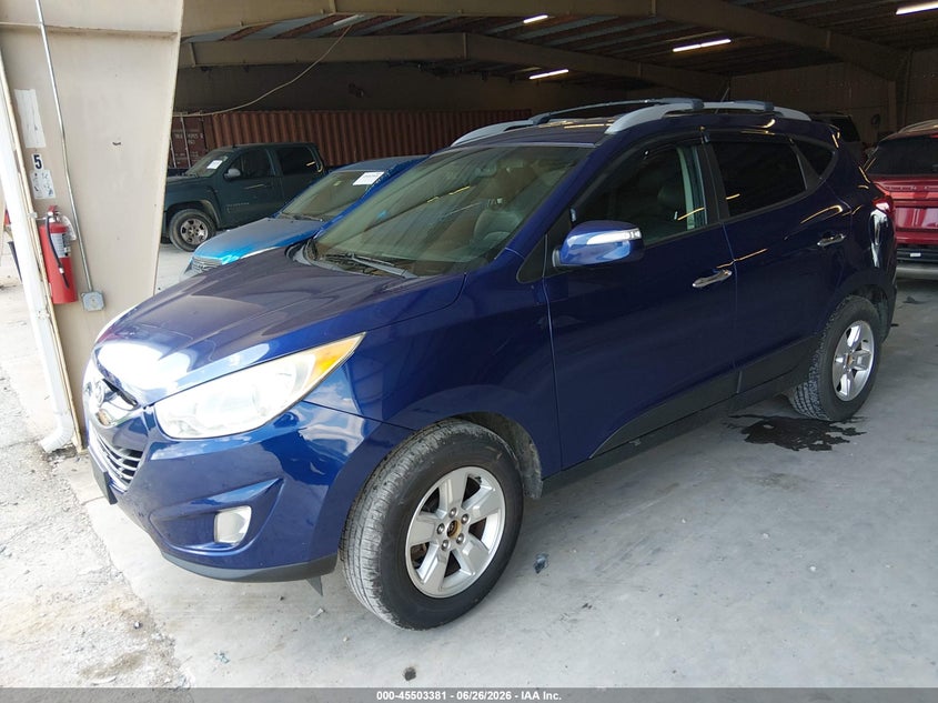 2013 Hyundai Tucson VIN KM8JU3AC3DU649286 IAAI salvage auction — NORMAL WEAR, Clear (Tennessee), sold $1,700 on 2026-07-13 (photo 2)