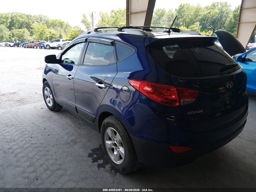 2013 Hyundai Tucson VIN KM8JU3AC3DU649286 IAAI salvage auction — NORMAL WEAR, Clear (Tennessee), sold $1,700 on 2026-07-13 (photo 3)