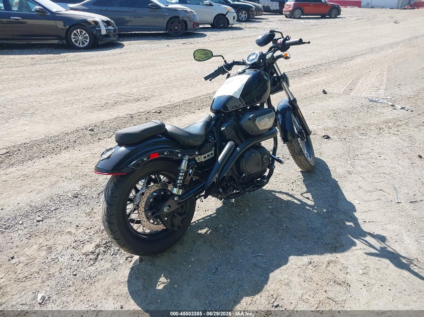 2017 Yamaha Xv VIN JYAVN05E2HA012759 IAAI salvage auction — RIGHT FRONT, Salvage - Greater Than 75% (Maryland), sold $1,200 on 2026-07-28 (photo 4)