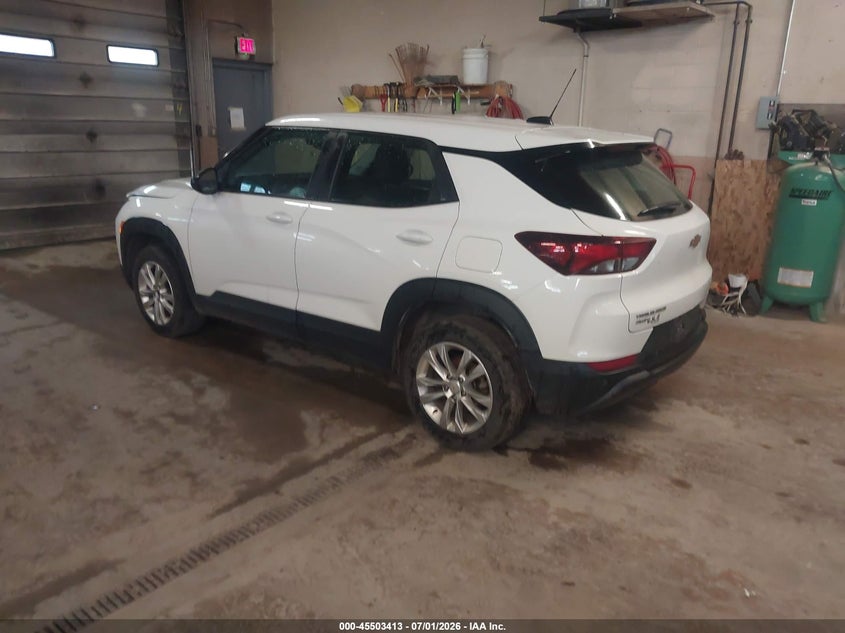 2023 Chevrolet Trailblazer VIN KL79MNSLXPB073906 IAAI salvage auction — FRONT END, Salvage (Wisconsin), sold $3,700 on 2026-07-30 (photo 3)
