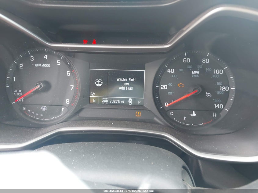 2023 Chevrolet Trailblazer VIN KL79MNSLXPB073906 IAAI salvage auction — FRONT END, Salvage (Wisconsin), sold $3,700 on 2026-07-30 (photo 7)
