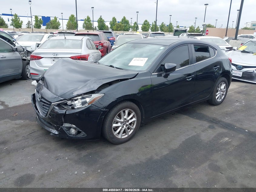 2016 Mazda 3 VIN JM1BM1L79G1318814 IAAI salvage auction — FRONT END, Salvage Title, sold $1,050 on 2026-07-19 (photo 2)