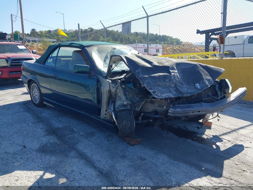 1996 BMW 3 series VIN WBABH7324TEY00067 IAAI salvage auction — RIGHT FRONT, Non-Repairable (California), sold $125 on 2026-08-05 (photo 1)
