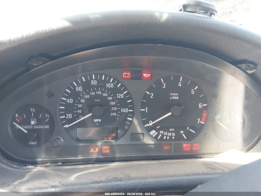 1996 BMW 3 series VIN WBABH7324TEY00067 IAAI salvage auction — RIGHT FRONT, Non-Repairable (California), sold $125 on 2026-08-05 (photo 7)