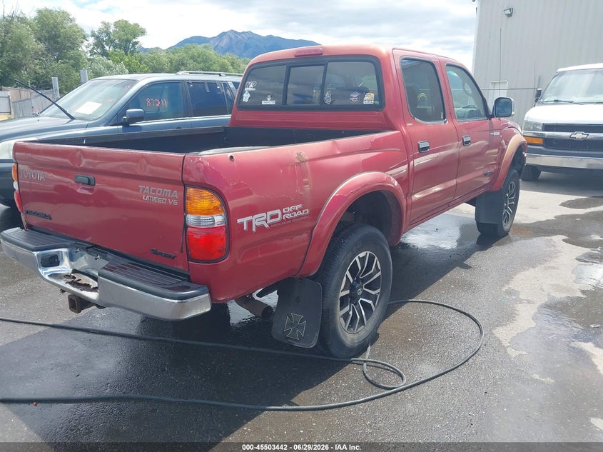 2001 Toyota Tacoma VIN 5TEHN72N31Z733702 IAAI salvage auction — NORMAL WEAR, Clear (Utah), sold $1,850 on 2026-07-16 (photo 4)