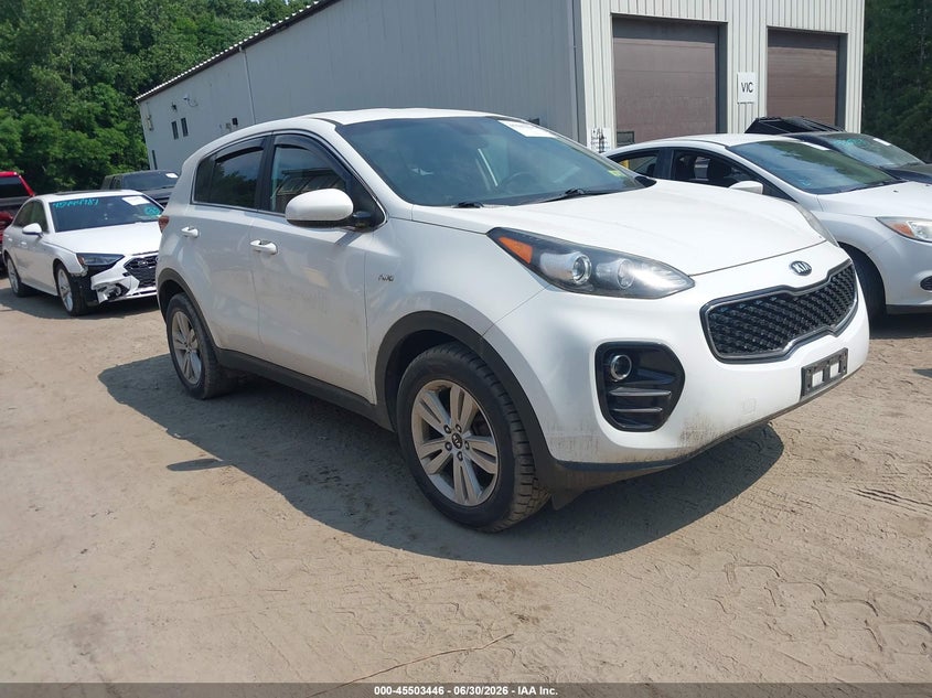 2017 Kia Sportage VIN KNDPMCAC1H7291236 IAAI salvage auction — NORMAL WEAR, Original (Vermont), sold $2,550 on 2026-07-16 (photo 1)