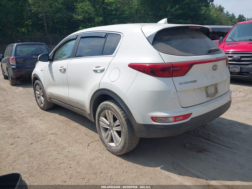 2017 Kia Sportage VIN KNDPMCAC1H7291236 IAAI salvage auction — NORMAL WEAR, Original (Vermont), sold $2,550 on 2026-07-16 (photo 3)