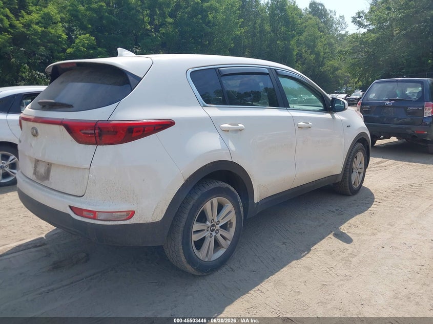 2017 Kia Sportage VIN KNDPMCAC1H7291236 IAAI salvage auction — NORMAL WEAR, Original (Vermont), sold $2,550 on 2026-07-16 (photo 4)