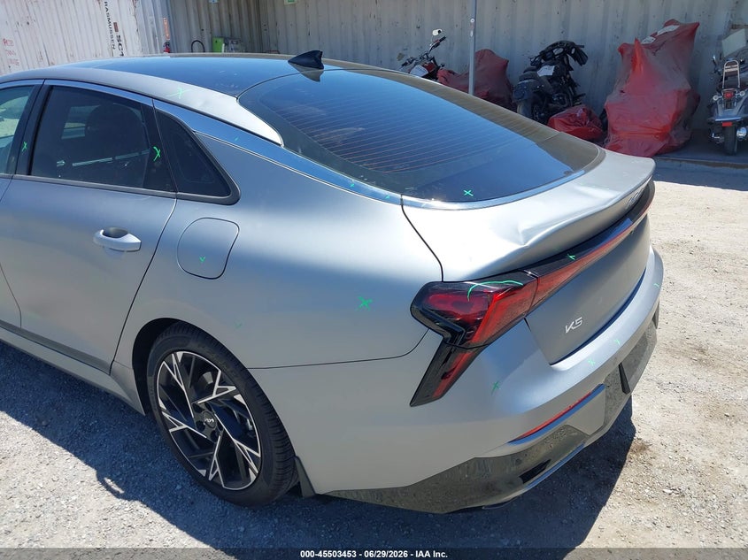 2025 Kia K5 VIN KNAG64J78S5313042 IAAI salvage auction — FRONT & REAR, Wait Title, sold $14,000 on 2026-08-20 (photo 6)