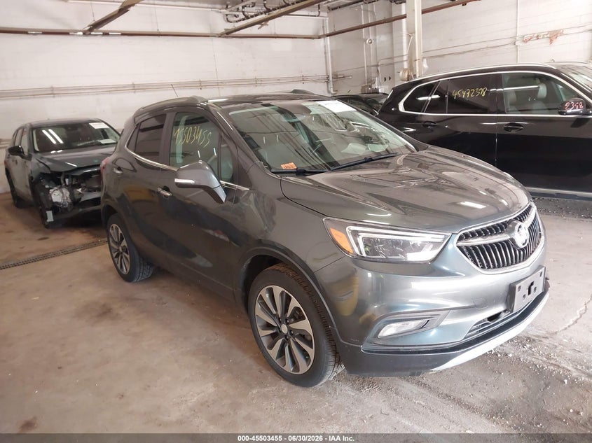 2018 Buick Encore VIN KL4CJCSB5JB696977 IAAI salvage auction — NORMAL WEAR, Clear (Minnesota), sold $2,025 on 2026-07-15 (photo 1)