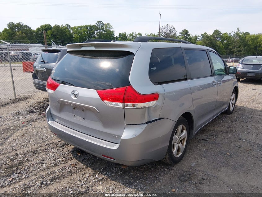 2014 Toyota Sienna VIN 5TDKK3DC3ES450979 IAAI salvage auction — LEFT FRONT, Clear (Virginia), sold $2,050 on 2026-07-17 (photo 4)