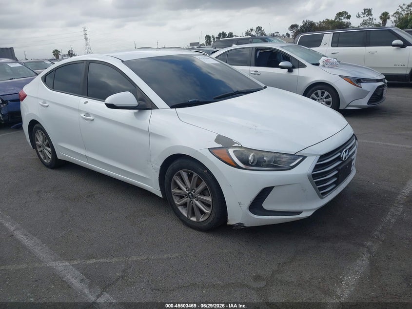 2018 Hyundai Elantra VIN 5NPD74LF5JH303090 IAAI salvage auction — NORMAL WEAR, Salvage Title - Dealer (California), sold $1,400 on 2026-07-09 (photo 1)