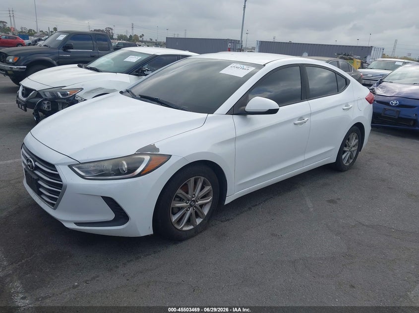 2018 Hyundai Elantra VIN 5NPD74LF5JH303090 IAAI salvage auction — NORMAL WEAR, Salvage Title - Dealer (California), sold $1,400 on 2026-07-09 (photo 2)