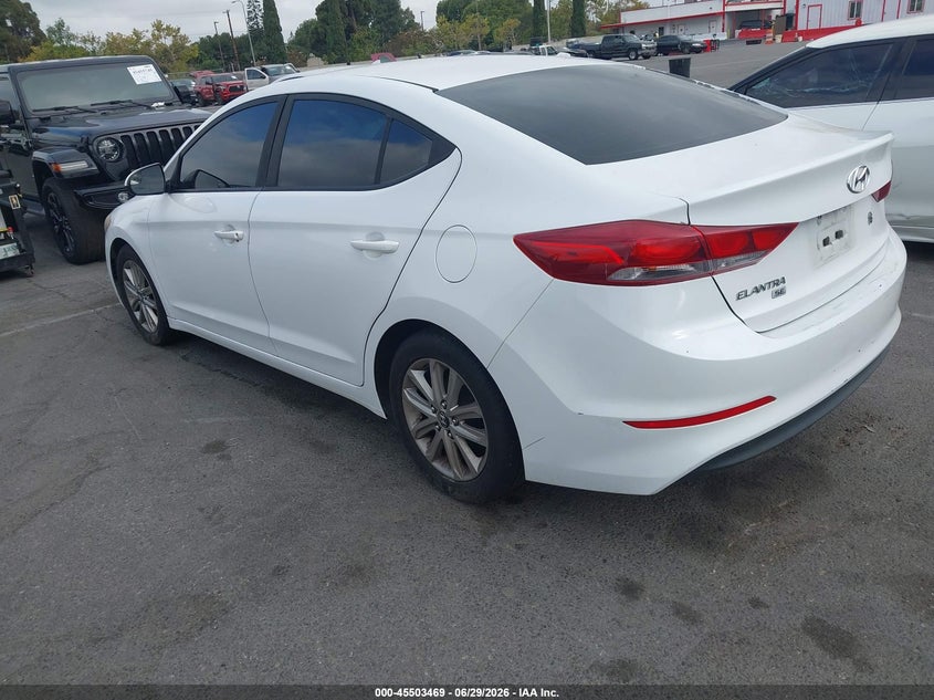 2018 Hyundai Elantra VIN 5NPD74LF5JH303090 IAAI salvage auction — NORMAL WEAR, Salvage Title - Dealer (California), sold $1,400 on 2026-07-09 (photo 3)
