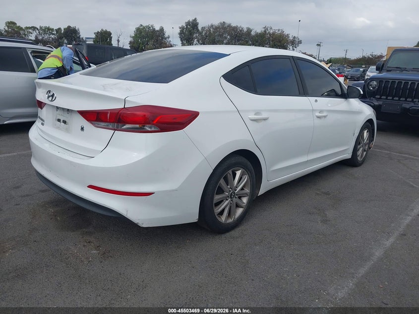 2018 Hyundai Elantra VIN 5NPD74LF5JH303090 IAAI salvage auction — NORMAL WEAR, Salvage Title - Dealer (California), sold $1,400 on 2026-07-09 (photo 4)