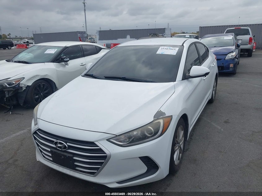 2018 Hyundai Elantra VIN 5NPD74LF5JH303090 IAAI salvage auction — NORMAL WEAR, Salvage Title - Dealer (California), sold $1,400 on 2026-07-09 (photo 6)