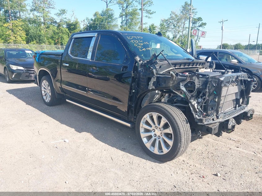 2019 Chevrolet Silverado VIN 1GCUYHELXKZ299748 IAAI salvage auction — FRONT END, Rebuildable (Florida), sold $10,600 on 2026-07-10 (photo 1)