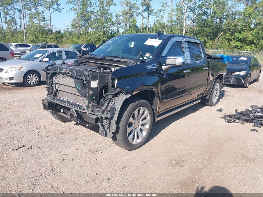 2019 Chevrolet Silverado VIN 1GCUYHELXKZ299748 IAAI salvage auction — FRONT END, Rebuildable (Florida), sold $10,600 on 2026-07-10 (photo 2)