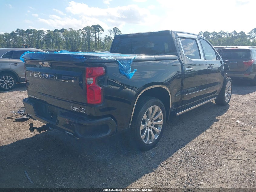 2019 Chevrolet Silverado VIN 1GCUYHELXKZ299748 IAAI salvage auction — FRONT END, Rebuildable (Florida), sold $10,600 on 2026-07-10 (photo 4)