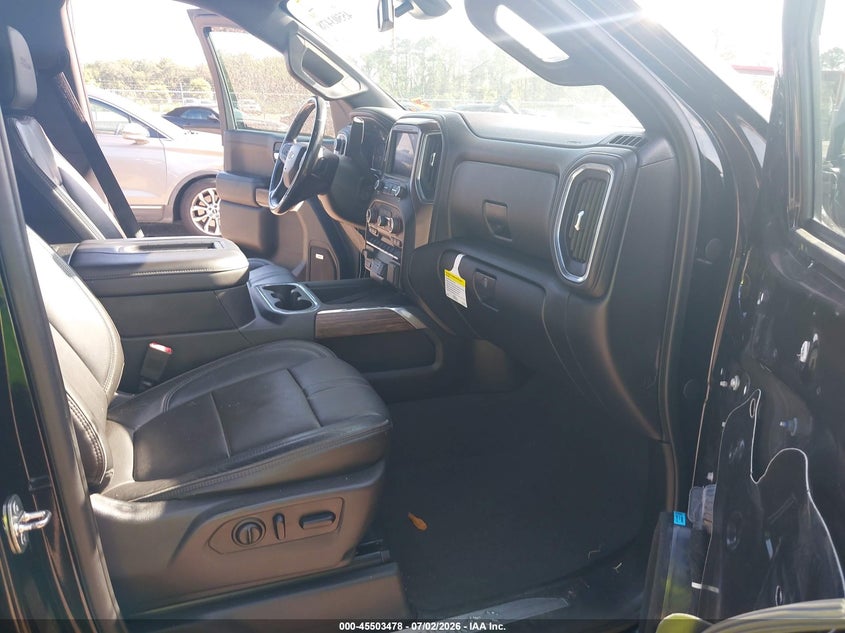2019 Chevrolet Silverado VIN 1GCUYHELXKZ299748 IAAI salvage auction — FRONT END, Rebuildable (Florida), sold $10,600 on 2026-07-10 (photo 5)