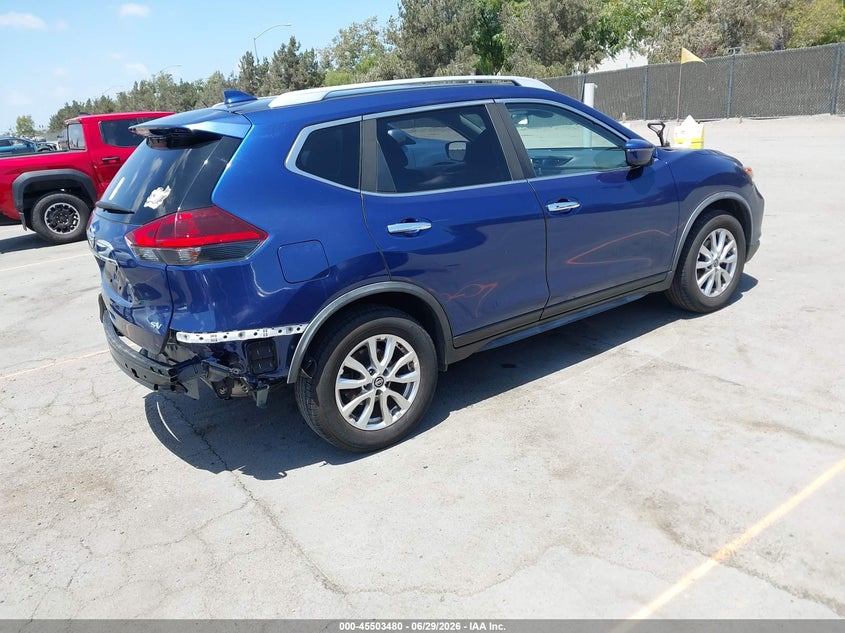 2020 Nissan Rogue VIN JN8AT2MT7LW014950 IAAI salvage auction — REAR END, Salvage (California), sold $4,650 on 2026-07-29 (photo 4)