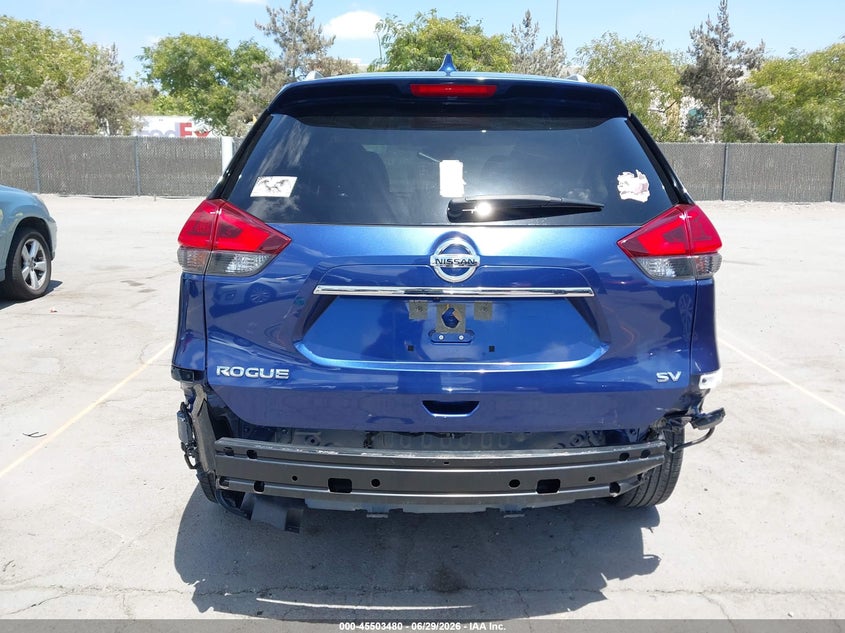 2020 Nissan Rogue VIN JN8AT2MT7LW014950 IAAI salvage auction — REAR END, Salvage (California), sold $4,650 on 2026-07-29 (photo 6)