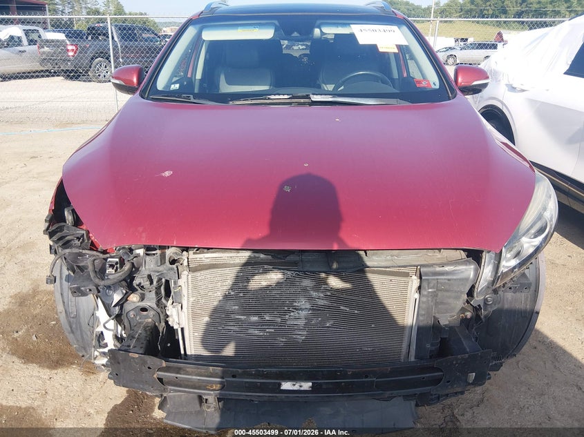 2017 Kia Sorento VIN 5XYPKDA56HG204978 IAAI salvage auction — FRONT END, Salvage Title, sold $575 on 2026-07-30 (photo 6)